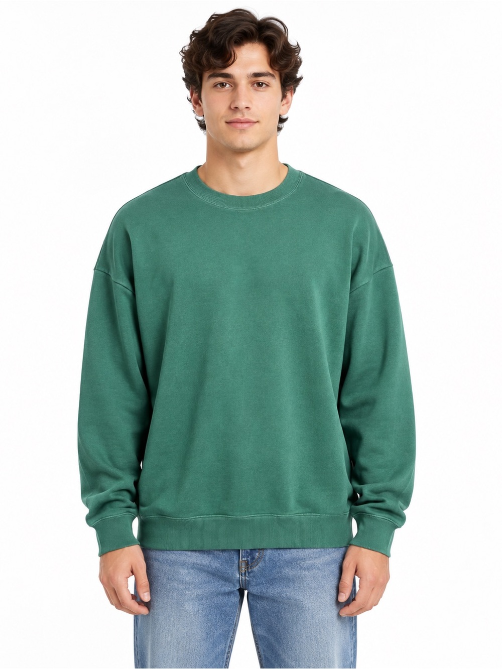 Original Use Green Crewneck Sweatshirt Size S NWT Cotton Blend